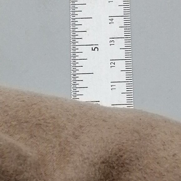 Maurices Womens Taryn Ankle Boot Tan Faux Suede Inside Wedge Zip Faux Fur Trim 9 - Picture 6 of 10